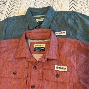 Magellan Youth Large 14-16 Fish Gear 2 shirts